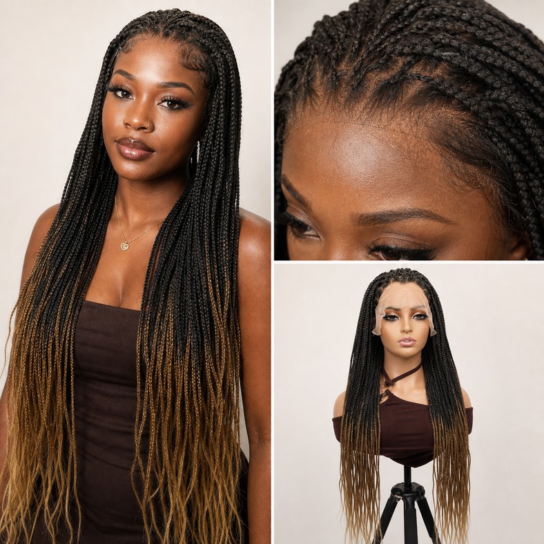 Box Braids Wigs: Three Glueless Styles Compared