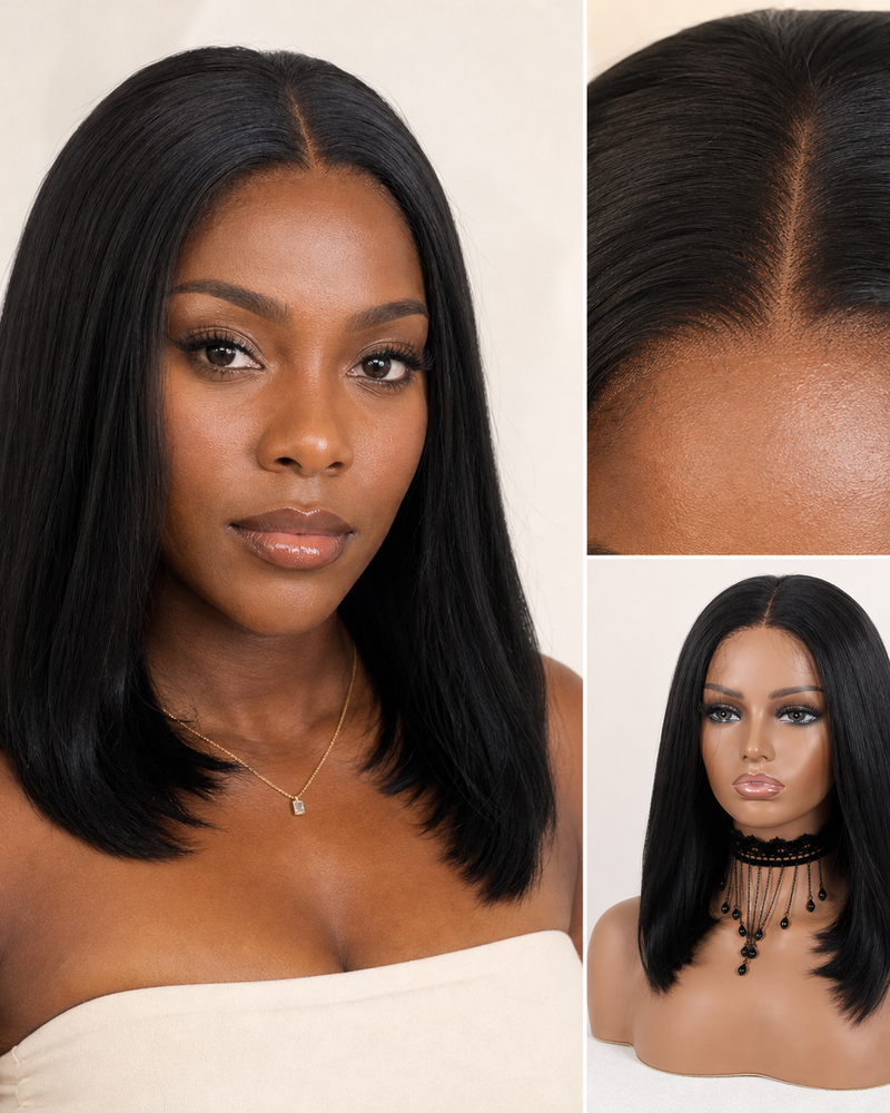 14-Inch Straight Bob Lace Wig: Why Short Glueless Wigs Are Trending