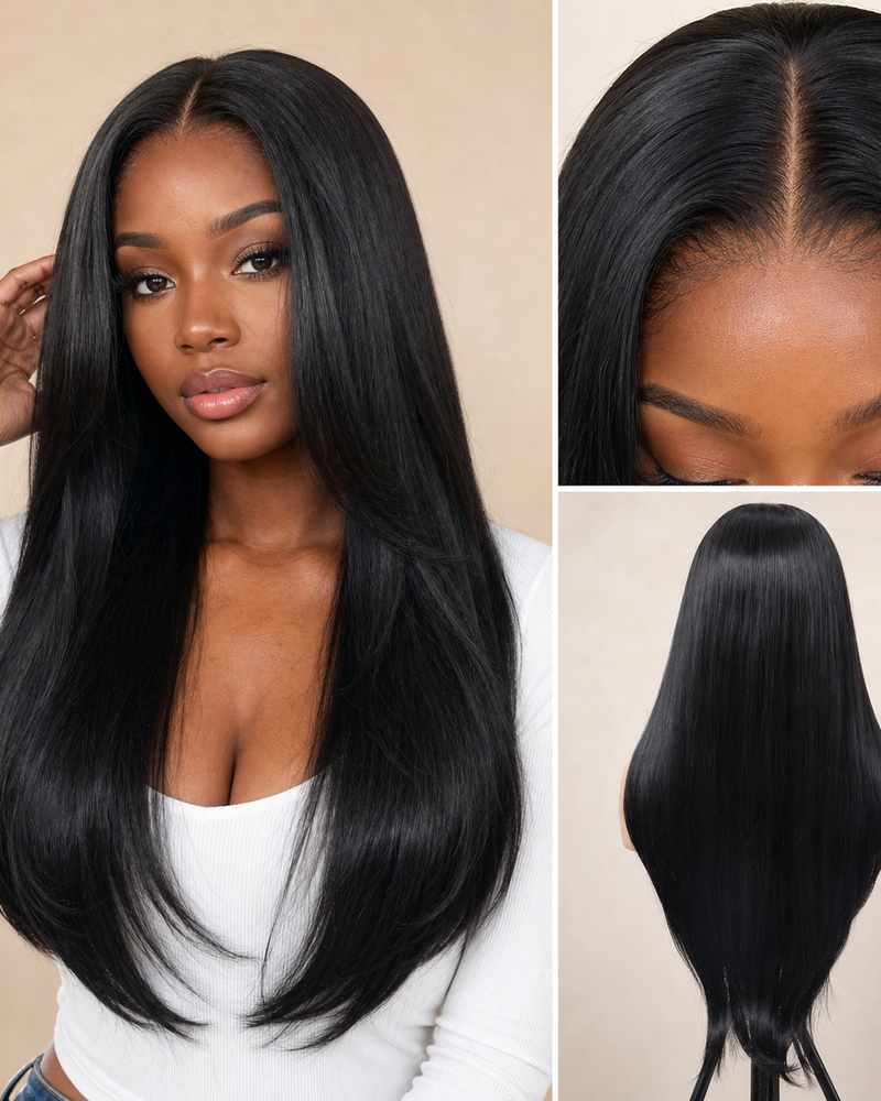 24" Straight vs Deep Curly: Pick Your Long Glueless Texture
