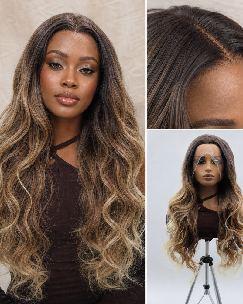 Brown Blonde Ombre Wigs: Body Wave vs Straight Color Guide