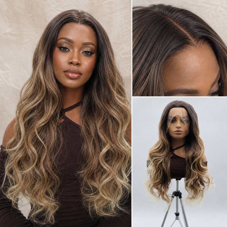 Brown Blonde Ombre Wigs: Body Wave vs Straight Color Guide